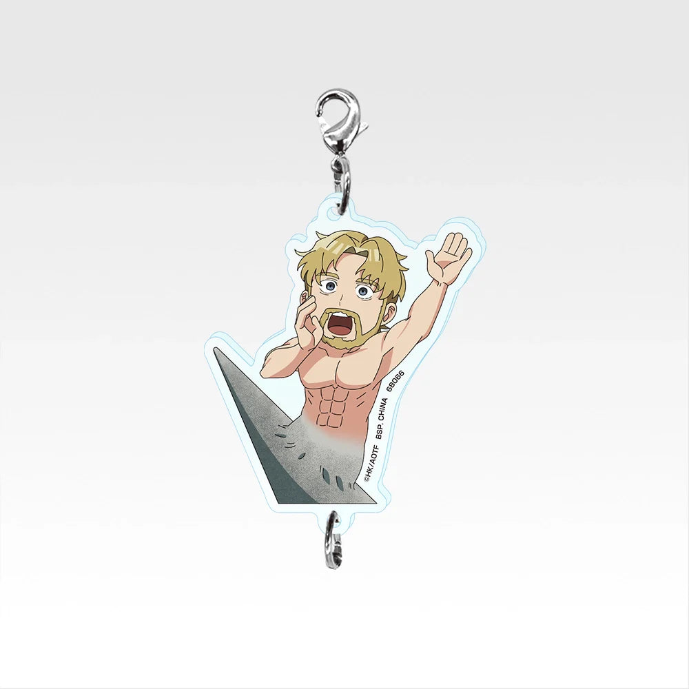 Ichiban   Kuji   Attack   on   Titan   Each   Person's   Determination   -   F   Prize   Connectable   Acrylic   Charms   Complete   Set   of   8   Types
