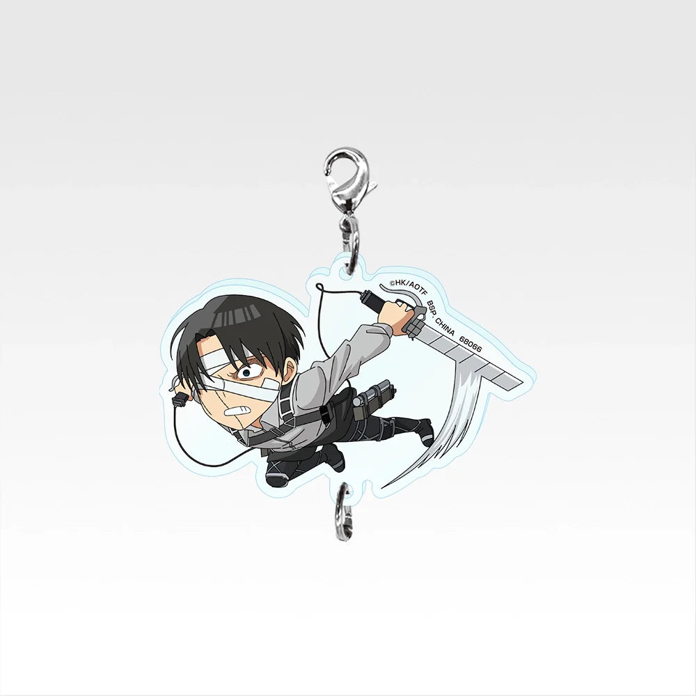Ichiban   Kuji   Attack   on   Titan   Each   Person's   Determination   -   F   Prize   Connectable   Acrylic   Charms   Complete   Set   of   8   Types