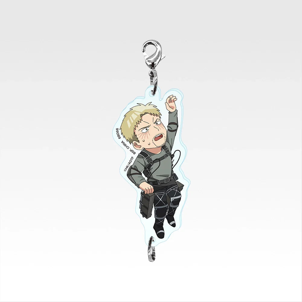 Ichiban   Kuji   Attack   on   Titan   Each   Person's   Determination   -   F   Prize   Connectable   Acrylic   Charms   Complete   Set   of   8   Types