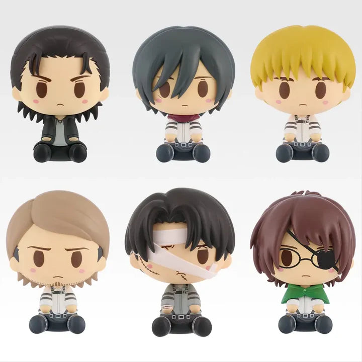 Ichiban   Kuji   Attack   on   Titan   Each   Person's   Determination   -   H   Prize   Chokonokko   Figure   Complete   Set   of   6   Types