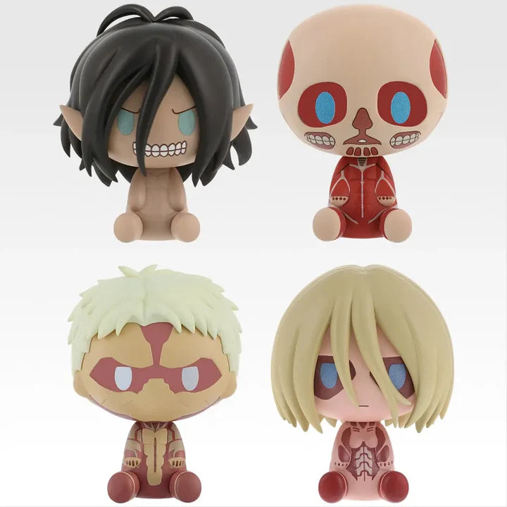 Ichiban   Kuji   Attack   on   Titan   Each   Person's   Determination   -   I   Prize   Chokonokko   Figure   Giant   Ver.   Complete   Set   of   4   Types
