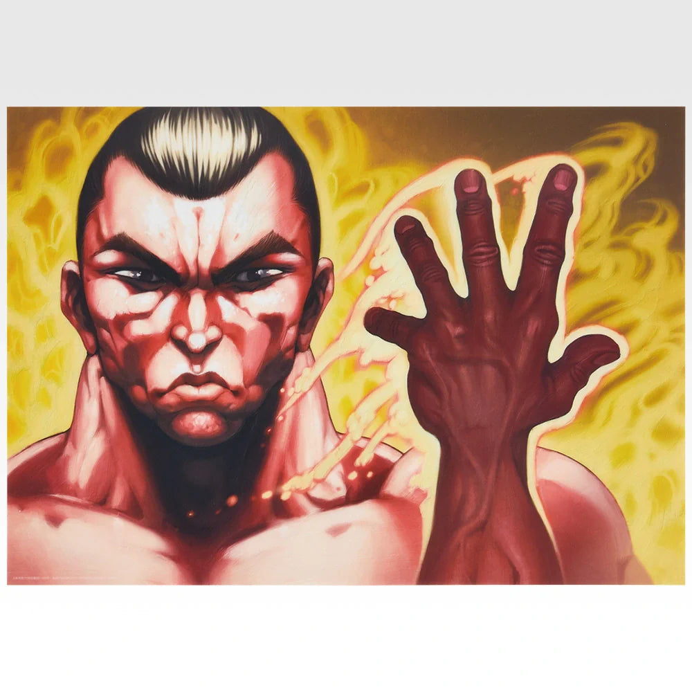 Ichiban   Kuji   Baki   the   Grappler   The   Great   Heartbeat   -   F   Prize   Clear   Posters   (10   Types)