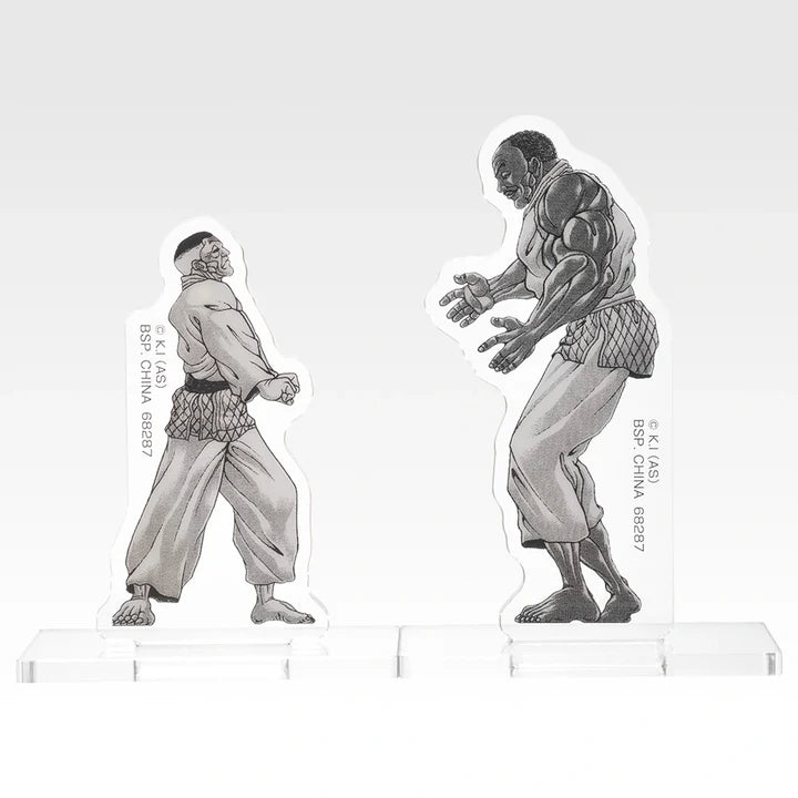 Ichiban   Kuji   Baki   the   Grappler   The   Great   Heartbeat   -   G   Prize   VS   Acrylic   Stands   Complete   Set   of   10   Types
