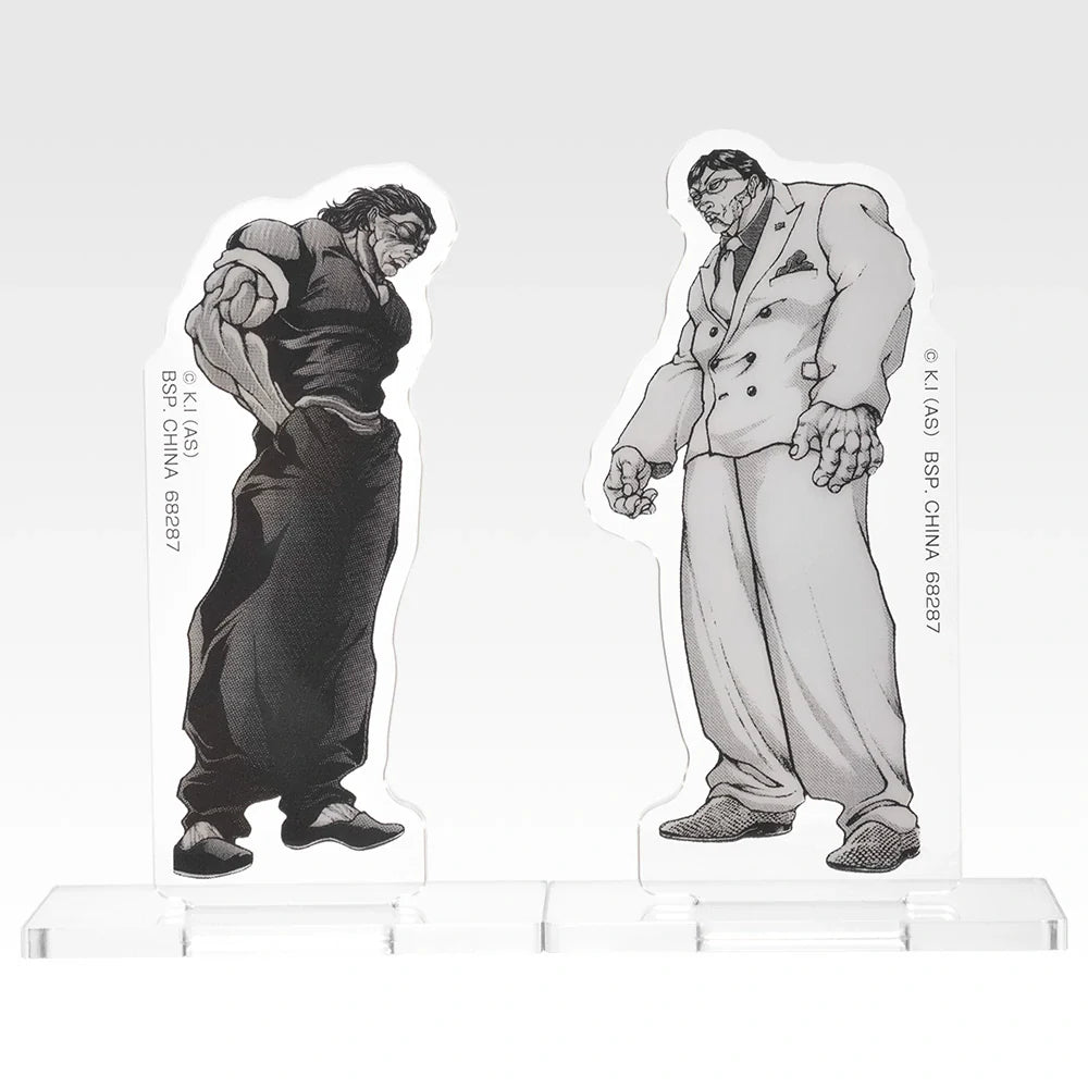 Ichiban   Kuji   Baki   the   Grappler   The   Great   Heartbeat   -   G   Prize   VS   Acrylic   Stands   Complete   Set   of   10   Types