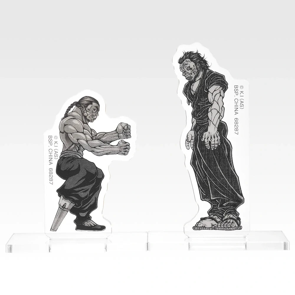 Ichiban   Kuji   Baki   the   Grappler   The   Great   Heartbeat   -   G   Prize   VS   Acrylic   Stands   Complete   Set   of   10   Types