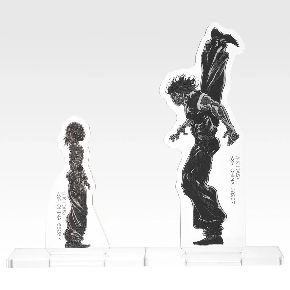 Ichiban   Kuji   Baki   the   Grappler   The   Great   Heartbeat   -   G   Prize   VS   Acrylic   Stands   Complete   Set   of   10   Types