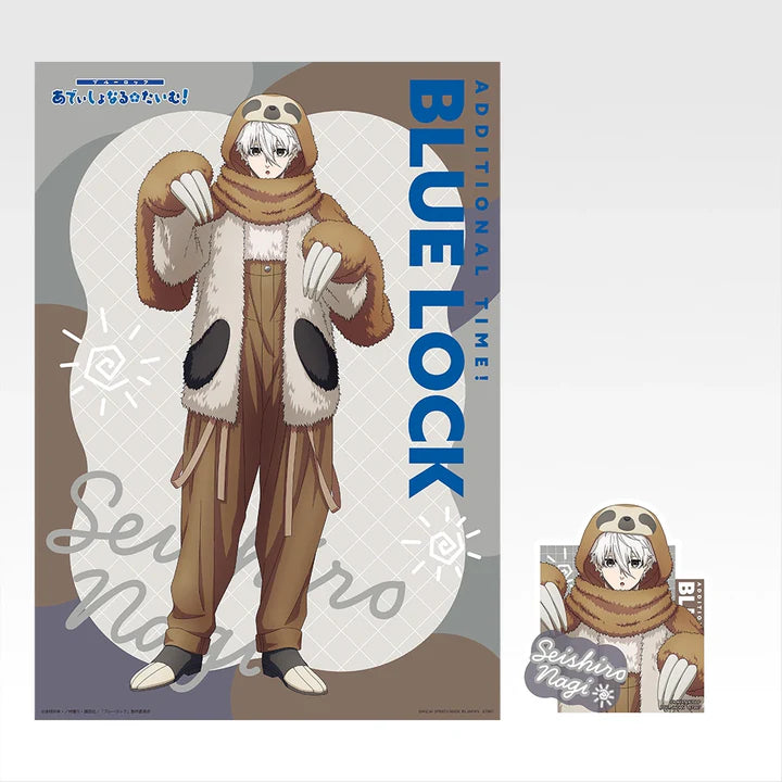 Ichiban   Kuji   Blue   Lock   Additional   Time!   -   I   Prize   Clear   Poster   &   Sticker   (6   Types)