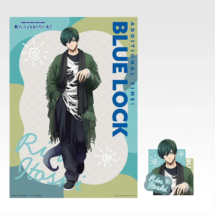 Ichiban   Kuji   Blue   Lock   Additional   Time!   -   I   Prize   Clear   Poster   &   Sticker   (6   Types)