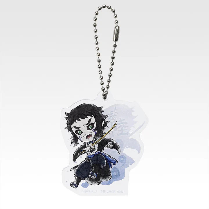 Ichiban   Kuji   Demon   Slayer   Kimetsu   no   Yaiba   Brothers   of   Thunder   -   F   Prize   Kyun   Chara   Acrylic   Charm   Complete   Set   of   10   Types