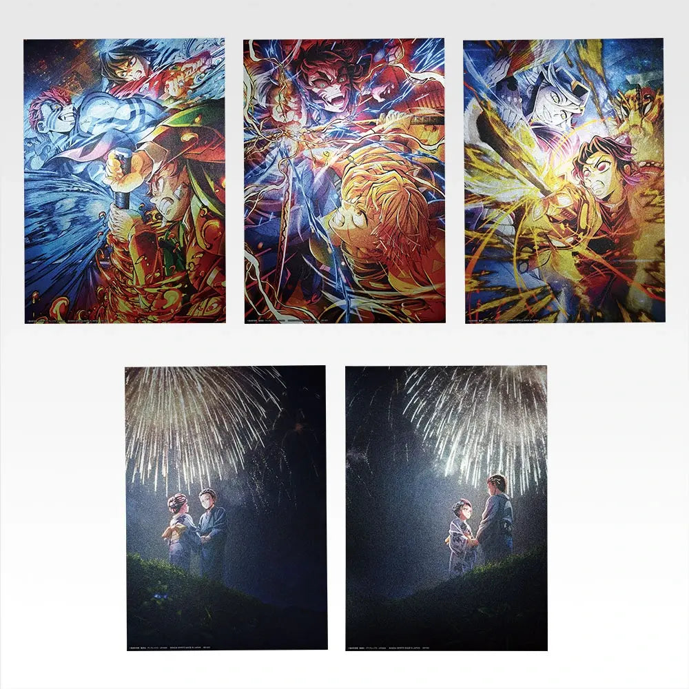 Ichiban   Kuji   Demon   Slayer:   Kimetsu   no   Yaiba   Upper   Rank   Two   -   E   Prize   Metallic   Visual   Sheet   (5   Types)