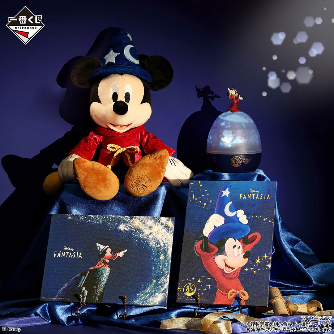 Ichiban   Kuji   Disney   FANTASIA   85th   Anniversary   Memories   of   Mickey   -   E   Prize   Mickey   Memorial   Pouch   Complete   Set   of   2