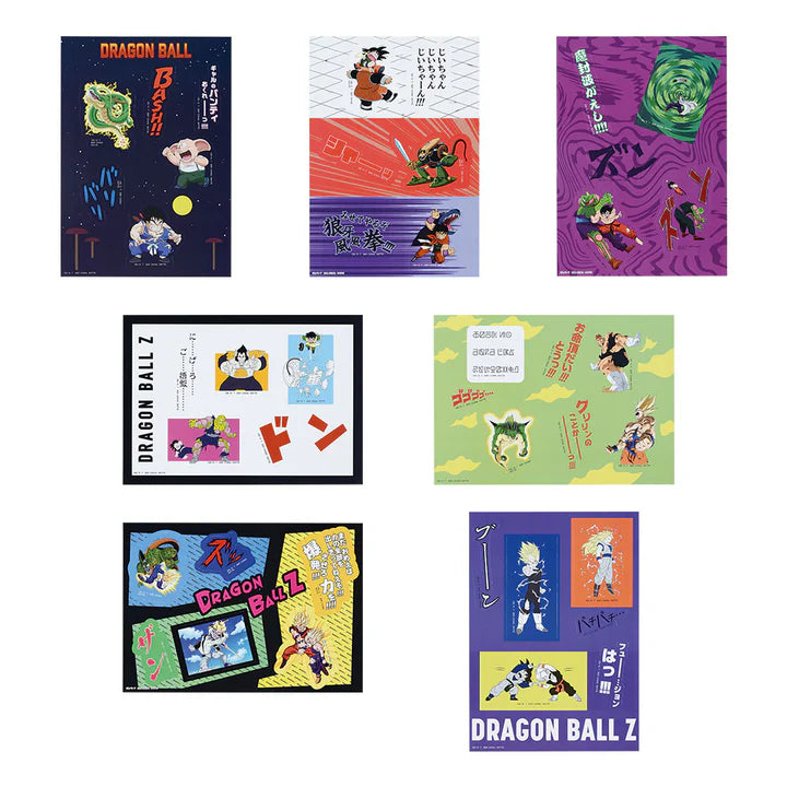Ichiban   Kuji   Dragon   Ball   Dragon   History   II   -   G   Prize   Die-cut   sticker   Complete   Set   of   7   Types