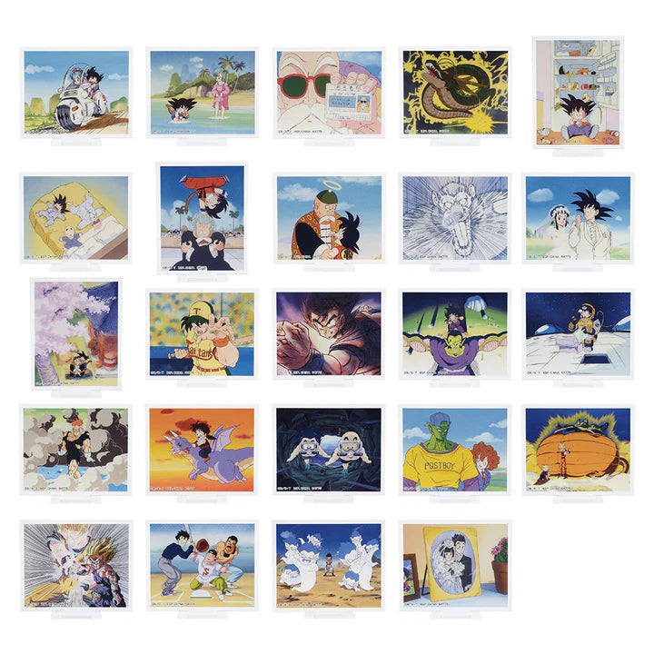 Ichiban   Kuji   Dragon   Ball   Dragon   History   II   -   E   Prize   Scene   Photo   Acrylic   Stand   Complete   Set   of   24   Types