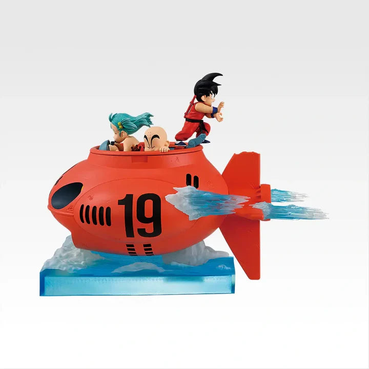 Ichiban   Kuji   Dragon   Ball   EX   Showdown!   Red   Ribbon   Army   -   D   Prize   Son   Goku   Bulma   &   Krillin   Submarine   Figure