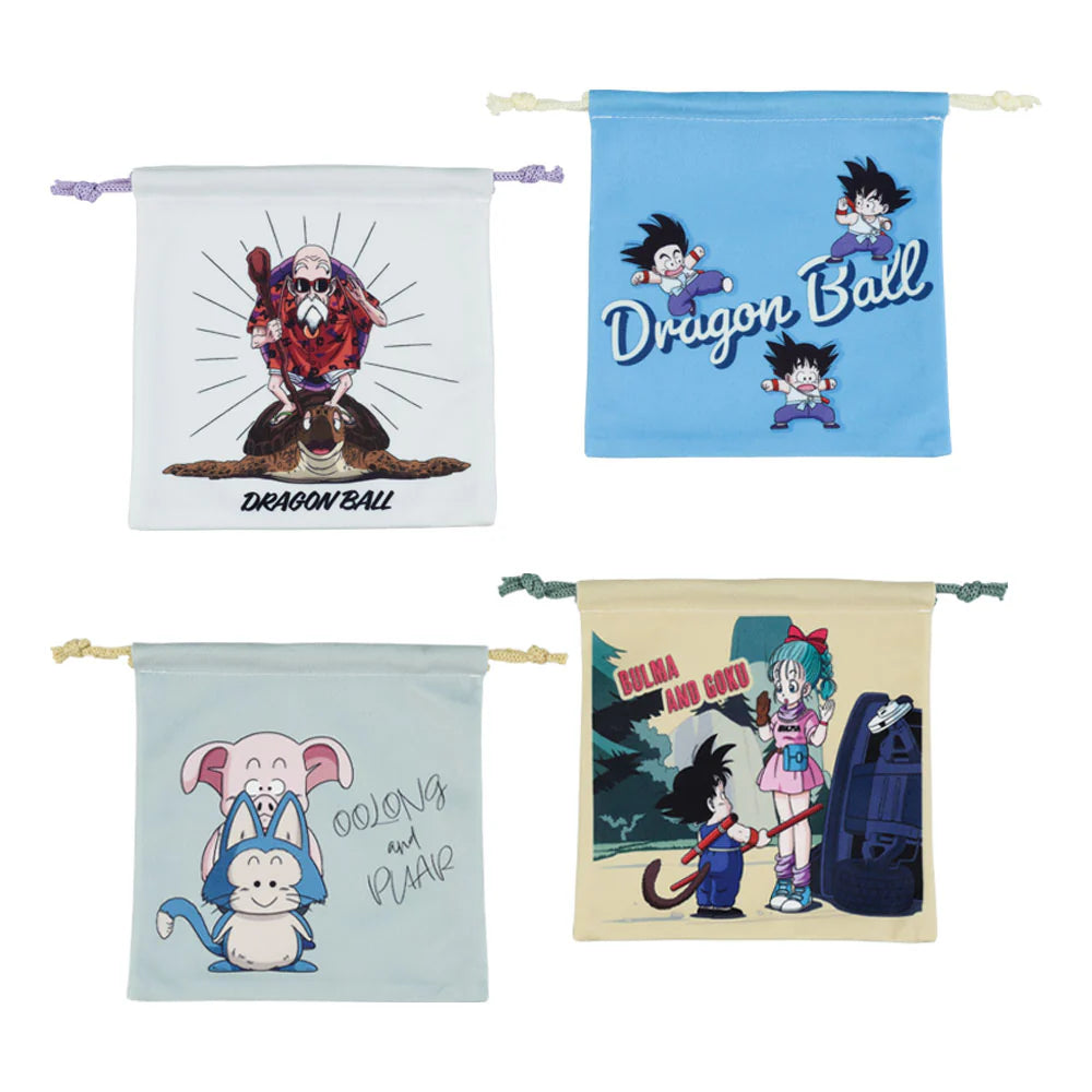 Ichiban   Kuji   Dragon   Ball   Fantastic   Adventure   -   F   Prize:   Drawstring   Pouch   Complete   Set   4   Types