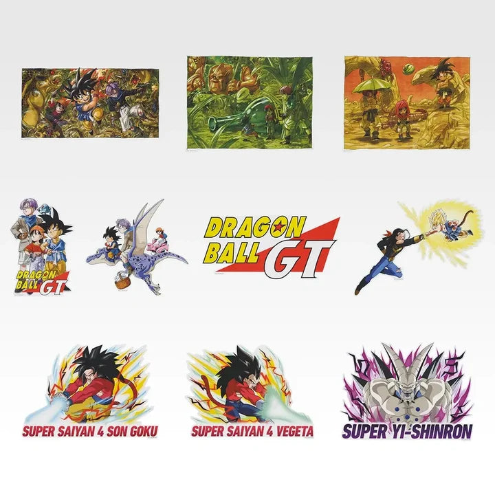 Ichiban   Kuji   Dragon   Ball   GT   -   H   Prize   Die-Cut   Visual   Board   Complete   Set   of   10   Types