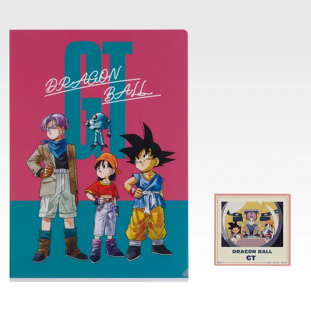 Ichiban   Kuji   Dragon   Ball   GT   -   I   Prize   Clear   File   &   Sticker   Set   Complete   Set   of   11   Types