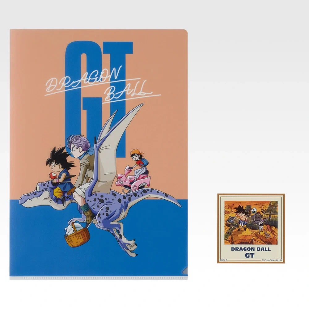 Ichiban   Kuji   Dragon   Ball   GT   -   I   Prize   Clear   File   &   Sticker   Set   Complete   Set   of   11   Types
