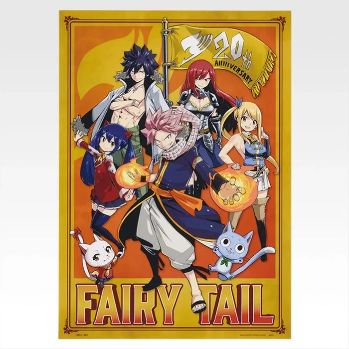 Fairy   Tail   Ichiban   Kuji   -   20th   Anniversary   F   Prize   Clear   Posters   (12   Types)