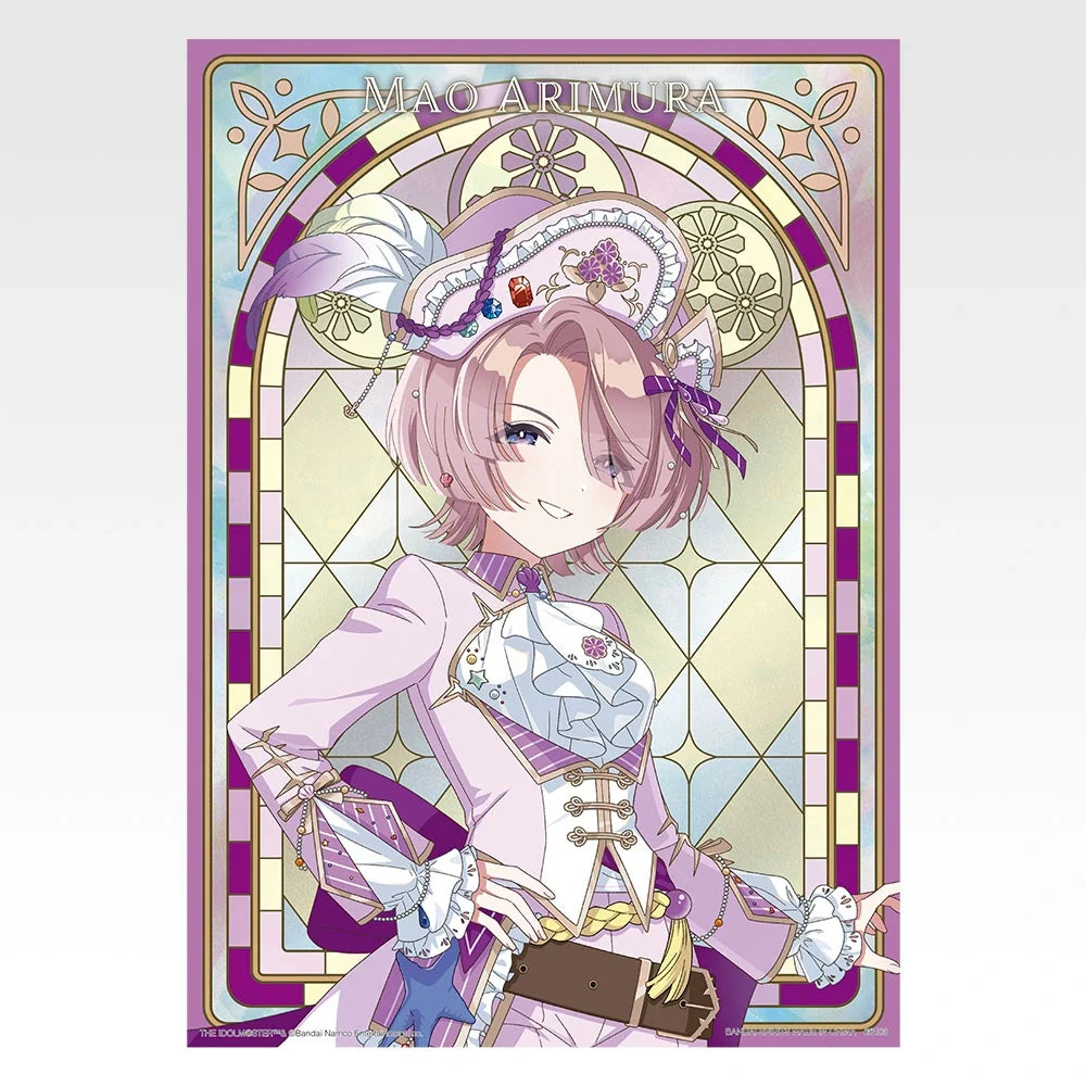 Ichiban   Kuji   Gakuen   Idolmaster   Part   6   -   D   Prize   Original   Illustration   Metallic   Poster   (13   Types)