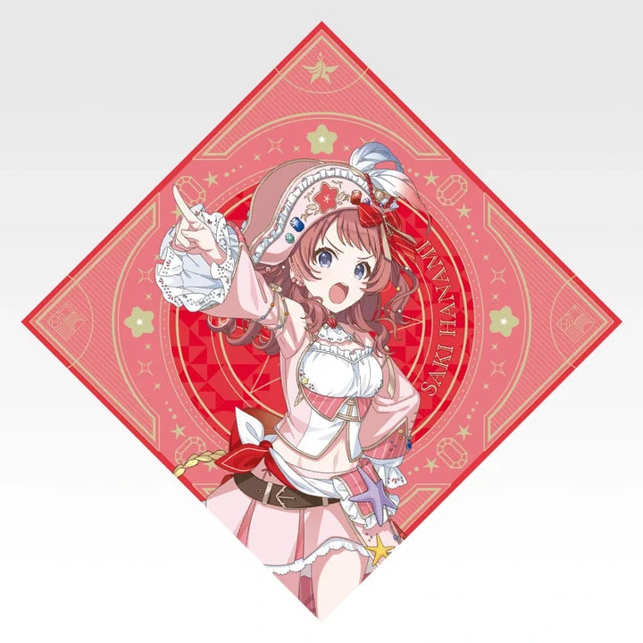 Ichiban   Kuji   Gakuen   Idolmaster   Part   6   -   F   Prize   Original   Illustration   Bandana   Towels   Complete   Set   Of   13   Types