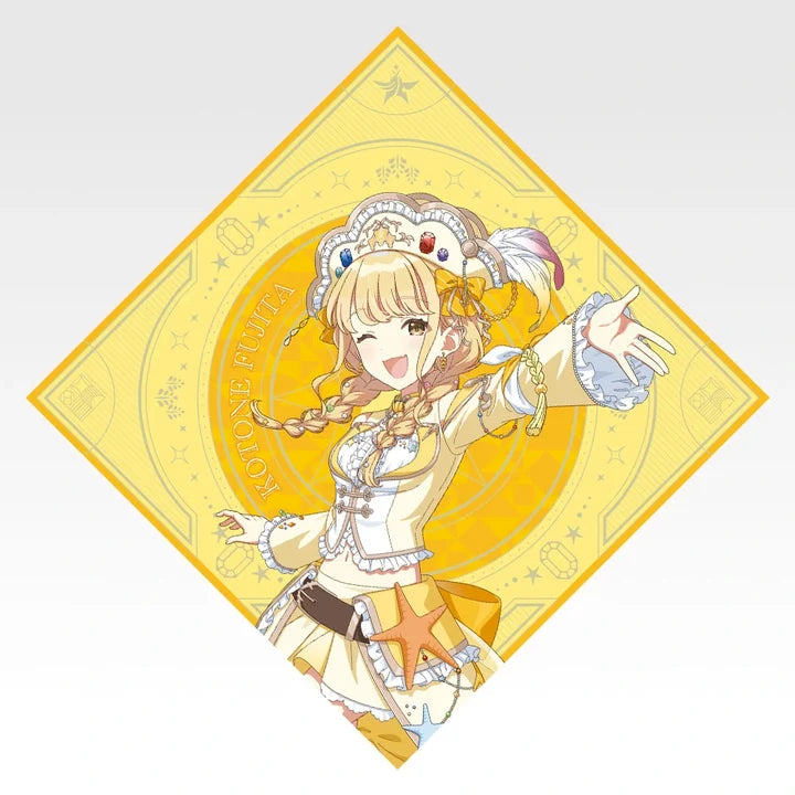 Ichiban   Kuji   Gakuen   Idolmaster   Part   6   -   F   Prize   Original   Illustration   Bandana   Towels   Complete   Set   Of   13   Types