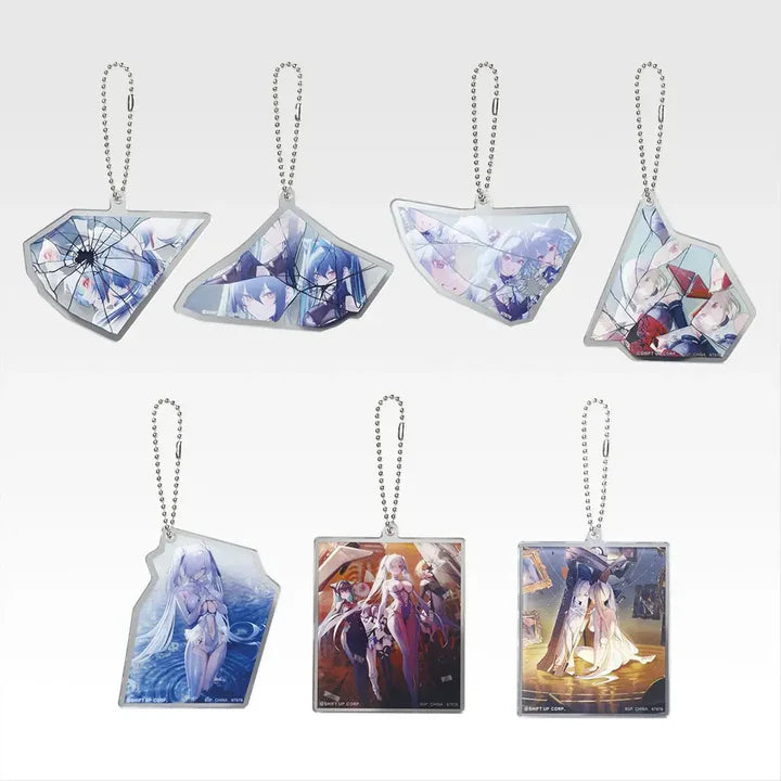 Ichiban   Kuji   Goddess   of   Victory:   Nikke   Chapter   6   -   H   Prize   Acrylic   Mirror   Charm   Complete   Set   of   7   Types