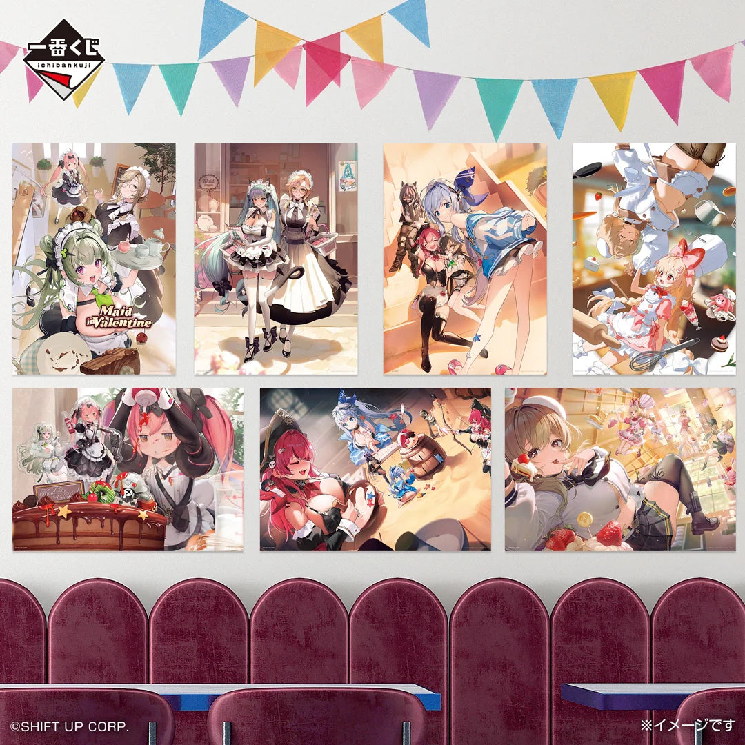 Ichiban   Kuji   Goddess   of   Victory:   Nikke   Chapter   7   -   H   Prize   Clear   Poster   Complete   Set   Of   7   Types
