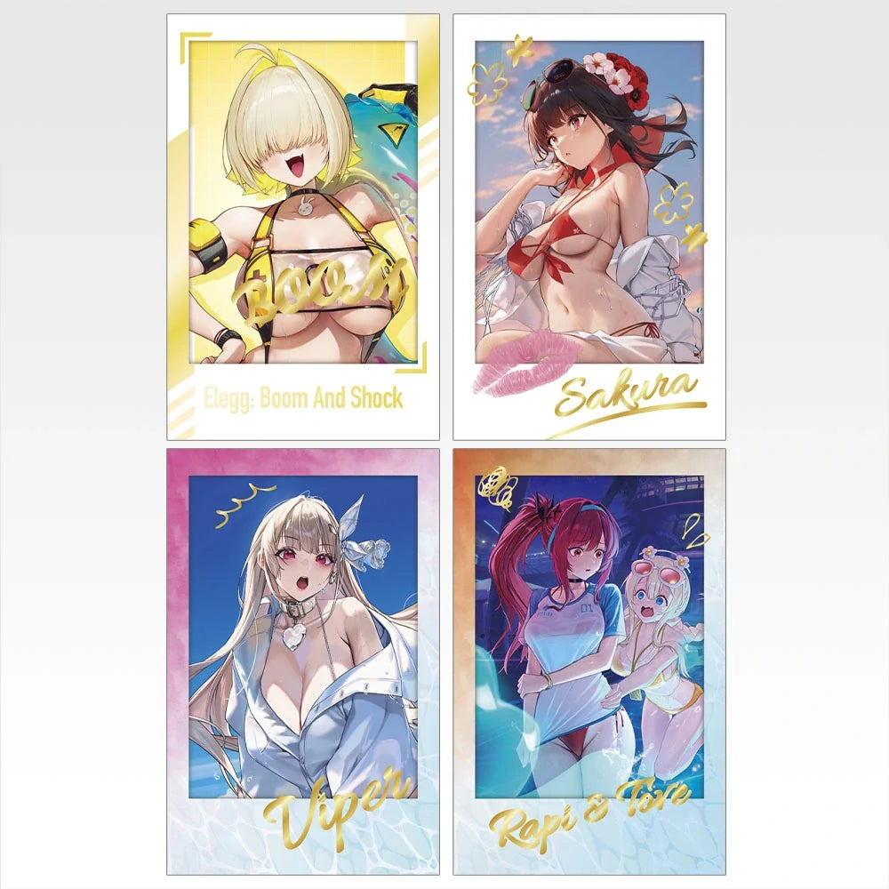 Ichiban   Kuji   Goddess   of   Victory:   Nikke   Chapter   8   -   I   Prize   Summer   Memories   Photo   Card   Set   Complete   Set   of   8   Types