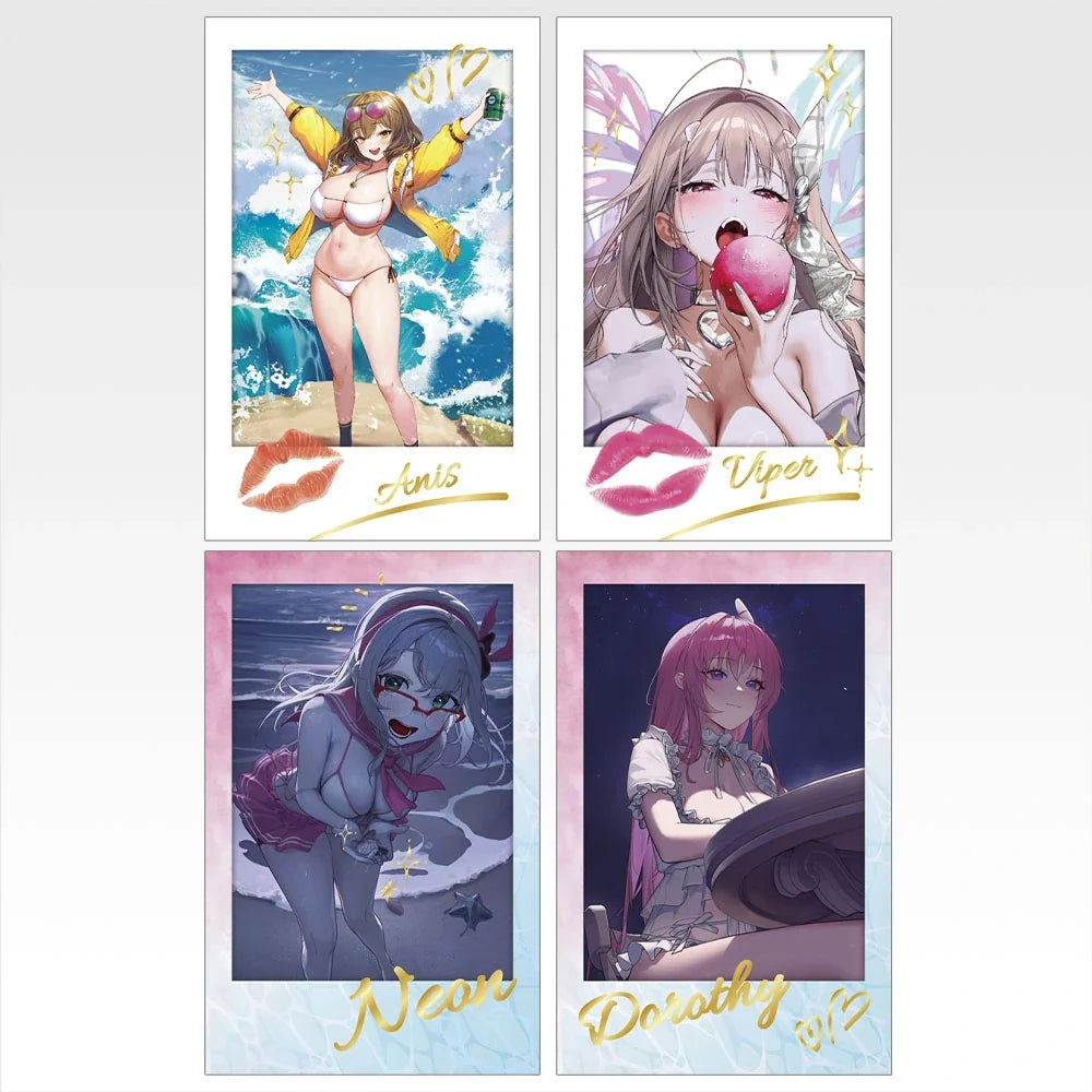 Ichiban   Kuji   Goddess   of   Victory:   Nikke   Chapter   8   -   I   Prize   Summer   Memories   Photo   Card   Set   Complete   Set   of   8   Types