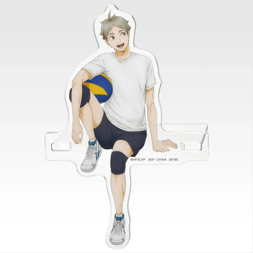 Ichiban   Kuji   Haikyu!!   Karasuno's   Future   -   G   Prize   Sitting   Acrylic   Stand   Complete   Set   of   9   Types