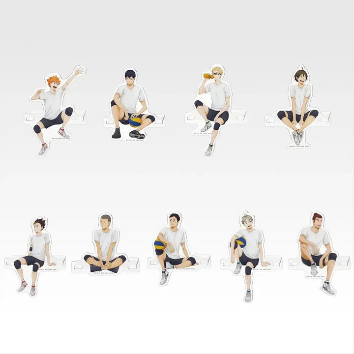 Ichiban   Kuji   Haikyu!!   Karasuno's   Future   -   G   Prize   Sitting   Acrylic   Stand   Complete   Set   of   9   Types