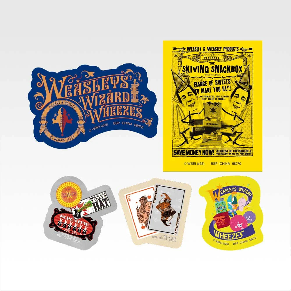 Ichiban   Kuji   Harry   Potter   Magical   Holiday   -   J   Prize   Stickers   Assortment   Collection   Complete   Set   of   10