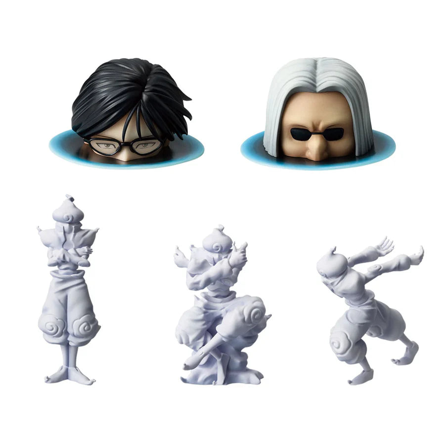 Ichiban   Kuji   Hunter   X   Hunter   CHIMERA   ANT   -   F   Prize   Desktop   Mascot   Knov   and   Morel   Mackernasey   Complete   Set   of   5   Types