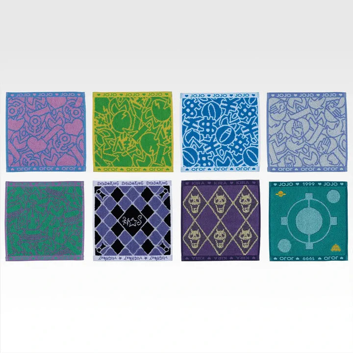 Ichiban   Kuji   JoJo's   Bizarre   Adventure   Diamond   is   Unbreakable   STAND   RUSH!   -   I   Prize   Towel   Collection   Complete   Set   of   8   Types