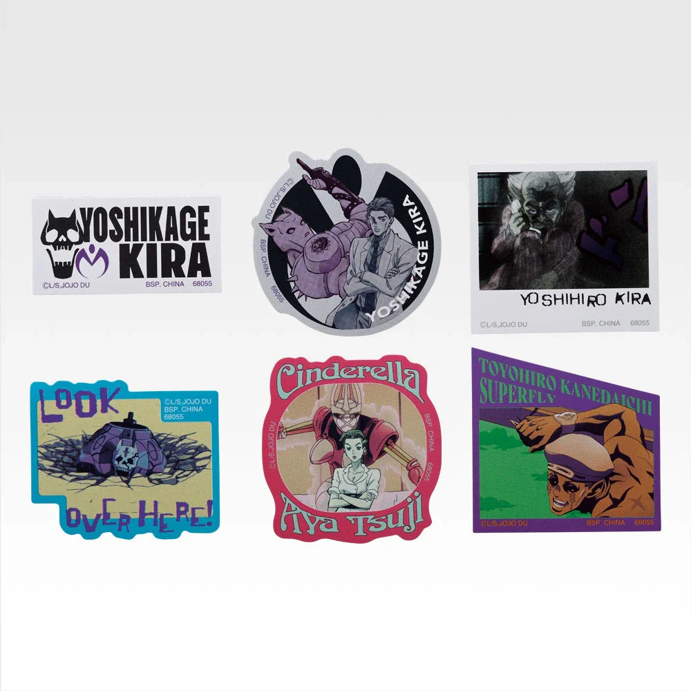 Ichiban   Kuji   JoJo's   Bizarre   Adventure   Diamond   is   Unbreakable   STAND   RUSH!   -   J   Prize   Sticker   Collection   Complete   Set   of   10   Types