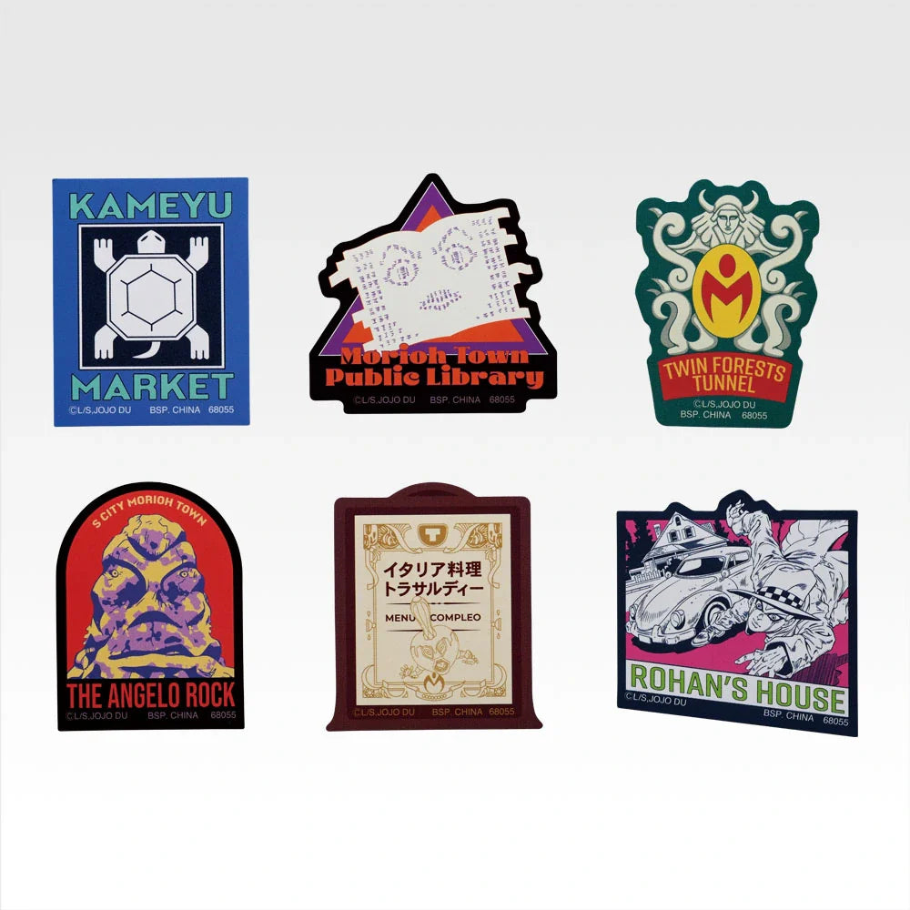 Ichiban   Kuji   JoJo's   Bizarre   Adventure   Diamond   is   Unbreakable   STAND   RUSH!   -   J   Prize   Sticker   Collection   Complete   Set   of   10   Types