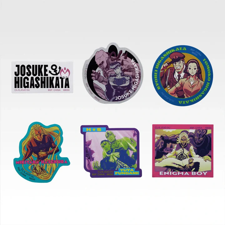 Ichiban   Kuji   JoJo's   Bizarre   Adventure   Diamond   is   Unbreakable   STAND   RUSH!   -   J   Prize   Sticker   Collection   Complete   Set   of   10   Types