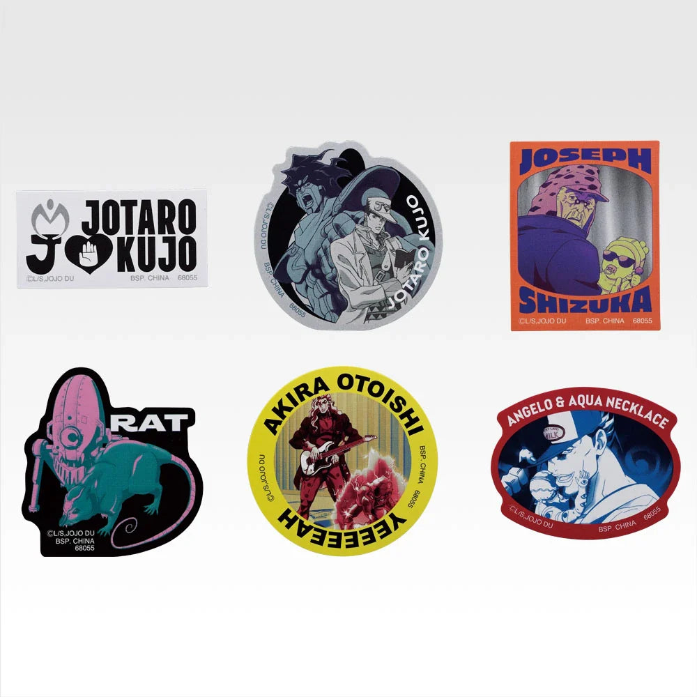 Ichiban   Kuji   JoJo's   Bizarre   Adventure   Diamond   is   Unbreakable   STAND   RUSH!   -   J   Prize   Sticker   Collection   Complete   Set   of   10   Types