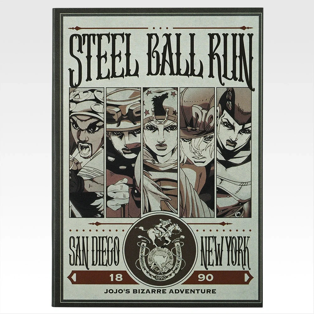 Ichiban   Kuji   JoJo's   Bizarre   Adventure   Steel   Ball   Run   -   I   Prize   Notebook   Collection   Complete   Set   Of   10   Types
