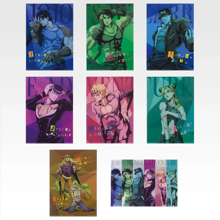 Ichiban   Kuji   JoJo's   Bizarre   Adventure   The   Gathering   Of   STARS   -   K   Prize   Clear   Poster   (8   Types)