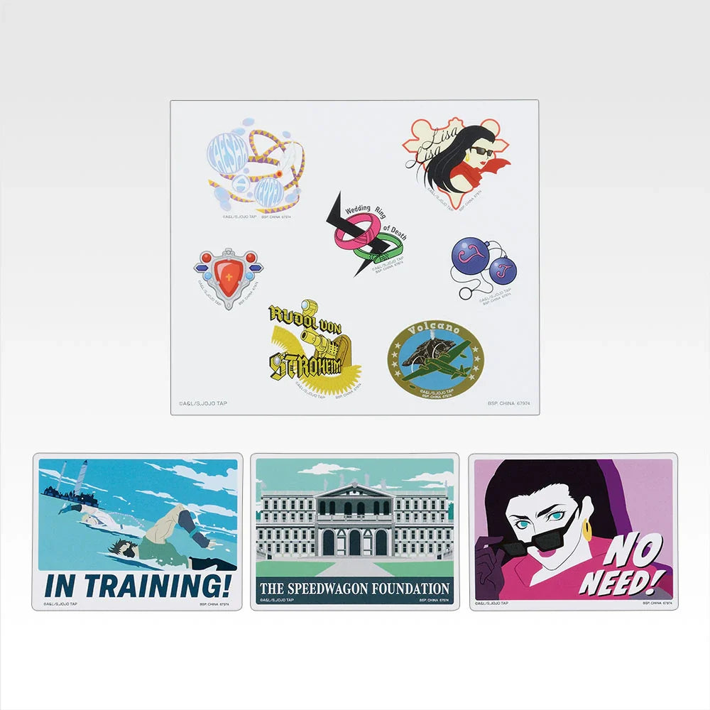 Ichiban   Kuji   JoJo's   Bizarre   Adventure   The   Gathering   Of   STARS   -   L   Prize   Sticker   Collection   Complete   Set   Of   13   Types