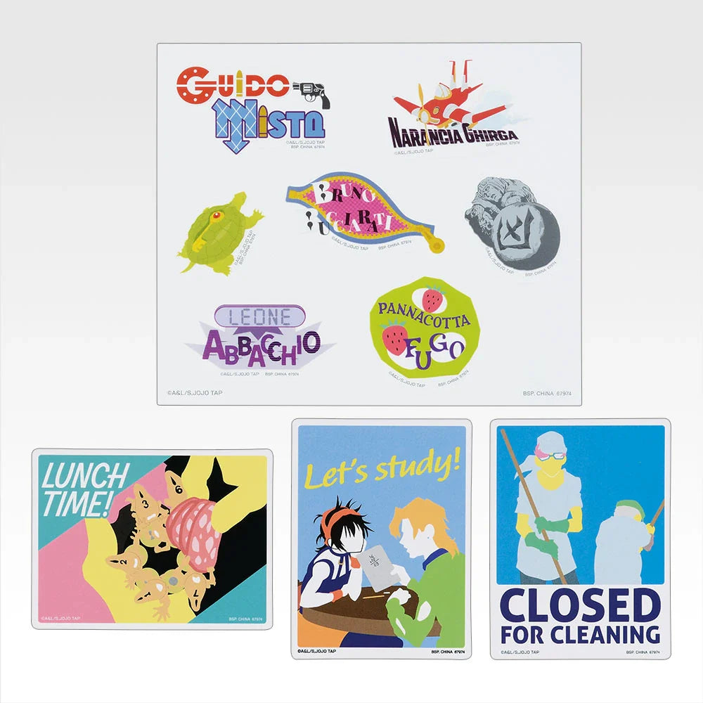 Ichiban   Kuji   JoJo's   Bizarre   Adventure   The   Gathering   Of   STARS   -   L   Prize   Sticker   Collection   Complete   Set   Of   13   Types