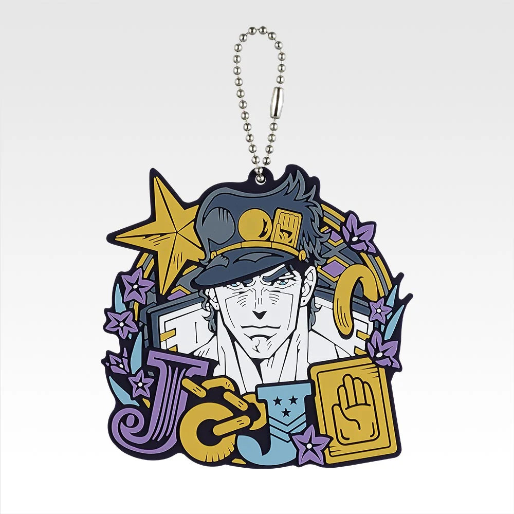 Ichiban   Kuji   Jojo's   Bizarre   Adventure   The   Jojo   World   -   J   Prize   Rubber   Charms   Complete   Set   of   6   Types