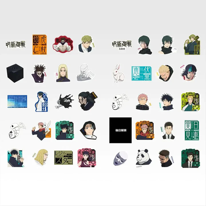Ichiban   Kuji   Jujutsu   Kaisen   Culling   Game   Part   One   -   N   Prize   Sticker   Complete   Set   of   10   Types