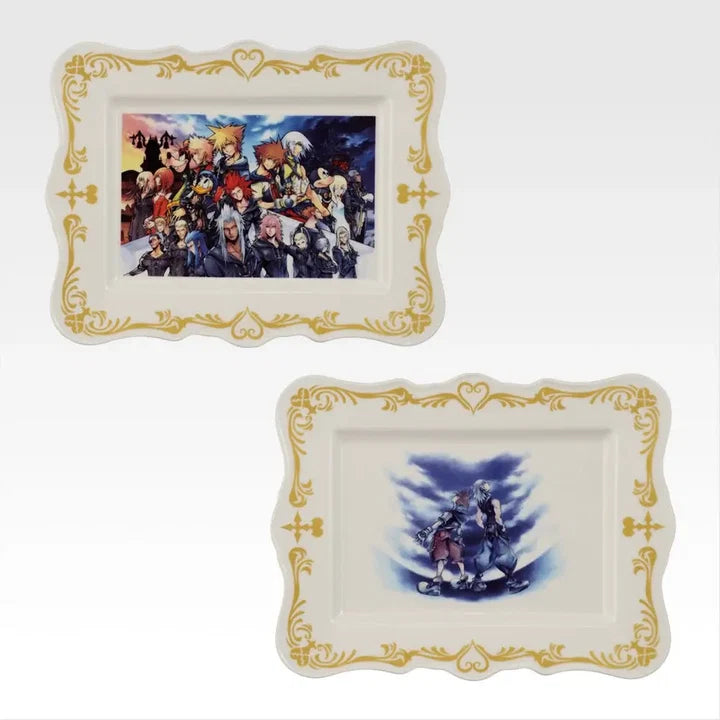 Ichiban   Kuji   Kingdom   Hearts   25th   Anniversary   -   D   Prize   Art   Dish   Complete   Set   of   2   Types