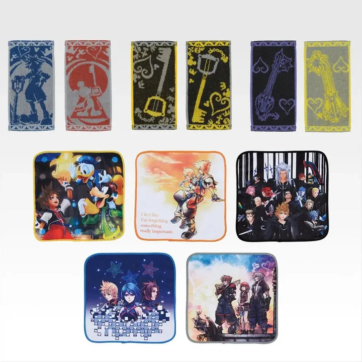 Ichiban   Kuji   Kingdom   Hearts   25th   Anniversary   -   E   Prize   Hand   Towel   Selection   Complete   Set   of   8   Types
