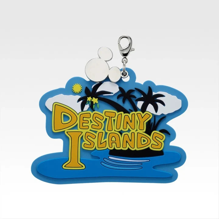 Ichiban   Kuji   Kingdom   Hearts   25th   Anniversary   -   F   Prize   World   Logo   Rubber   Charm   Complete   Set   of   7   Types