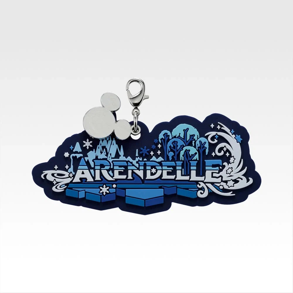 Ichiban   Kuji   Kingdom   Hearts   25th   Anniversary   -   F   Prize   World   Logo   Rubber   Charm   Complete   Set   of   7   Types