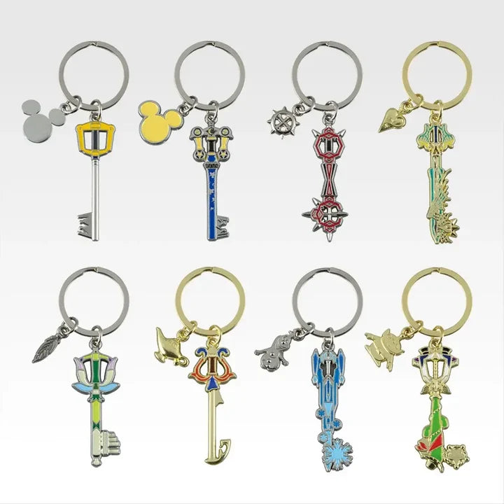 Ichiban   Kuji   Kingdom   Hearts   25   th   Anniversary   -   G   Prize   Keyblade   Charm   Collection   Complete   Set   of   8   Types